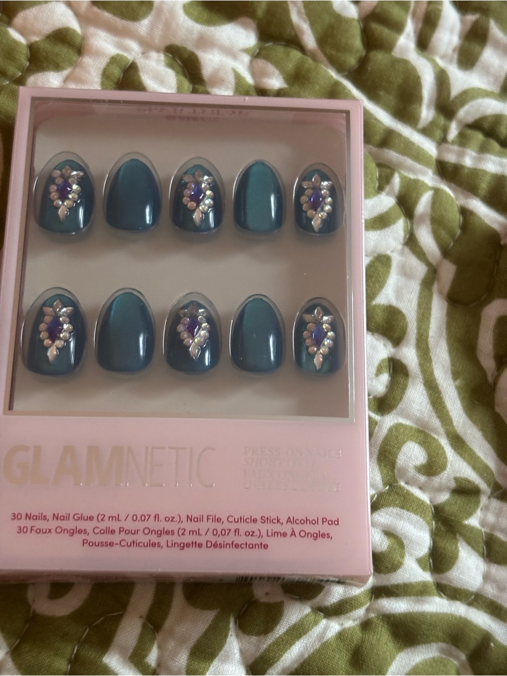 Glamnetic Pink Ombre & Sparkle Press-On Nail Set - Picture 5 of 8